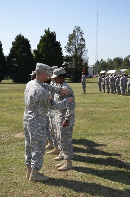 1050th change of command and realignment ceremony
