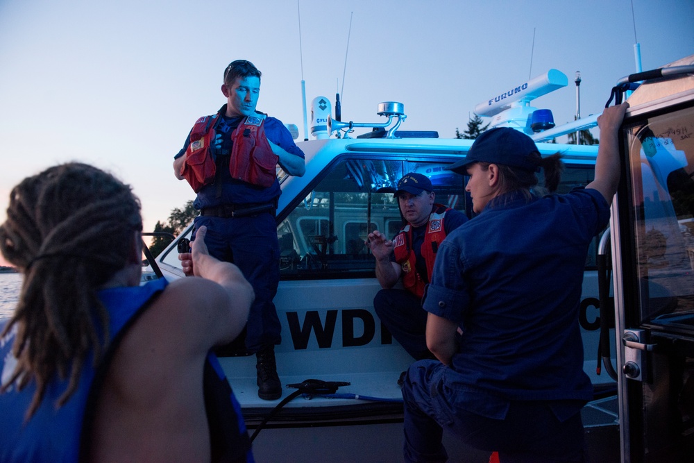 Coast Guard conducts safety, BUI patrols during Seafair