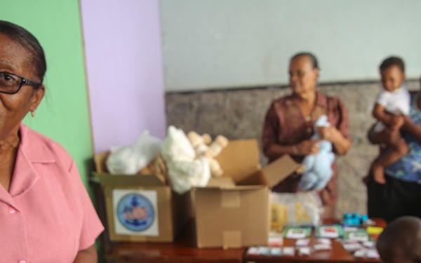 CP 15 chaplain donates to CALLS, daycare