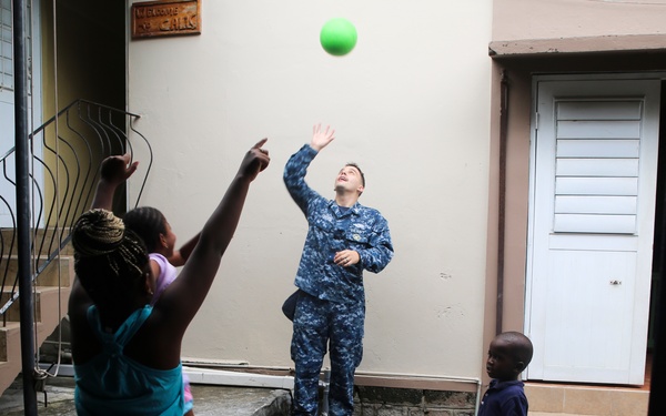 CP 15 chaplain donates to CALLS, daycare