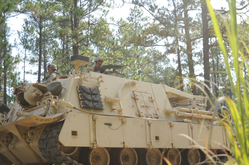 Company B, 106th BSB conducts deliberate vehicle recovery training