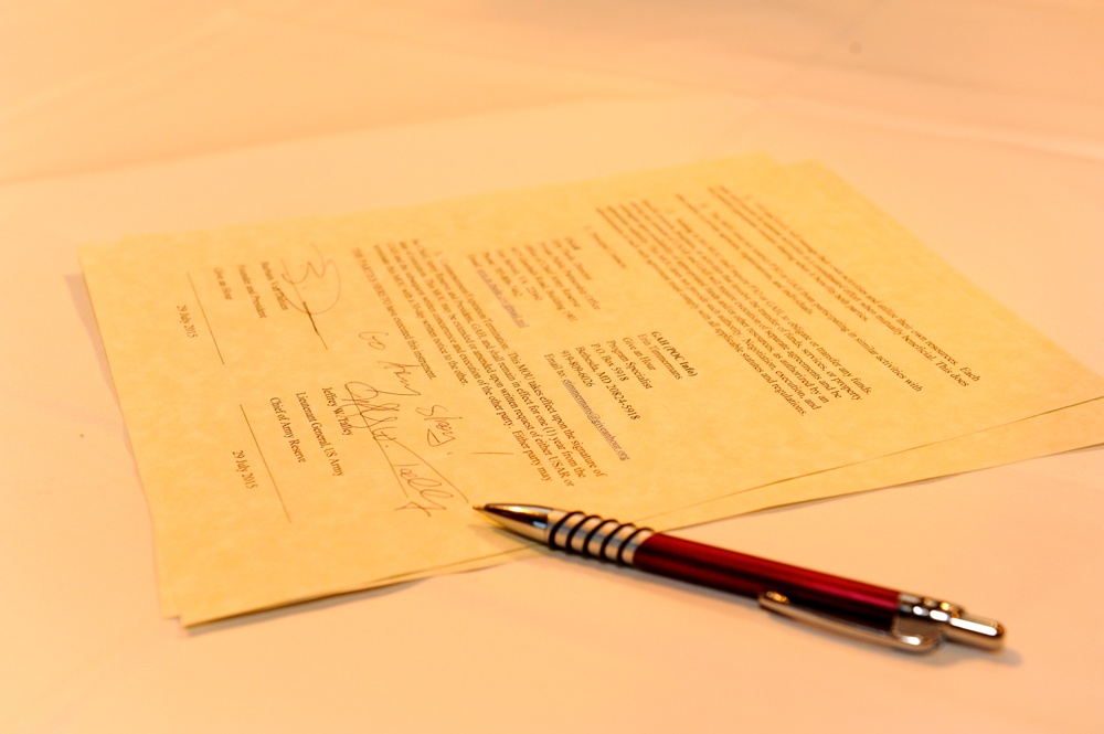 Army Reserve signs Memorandum of Understanding with Give an Hour