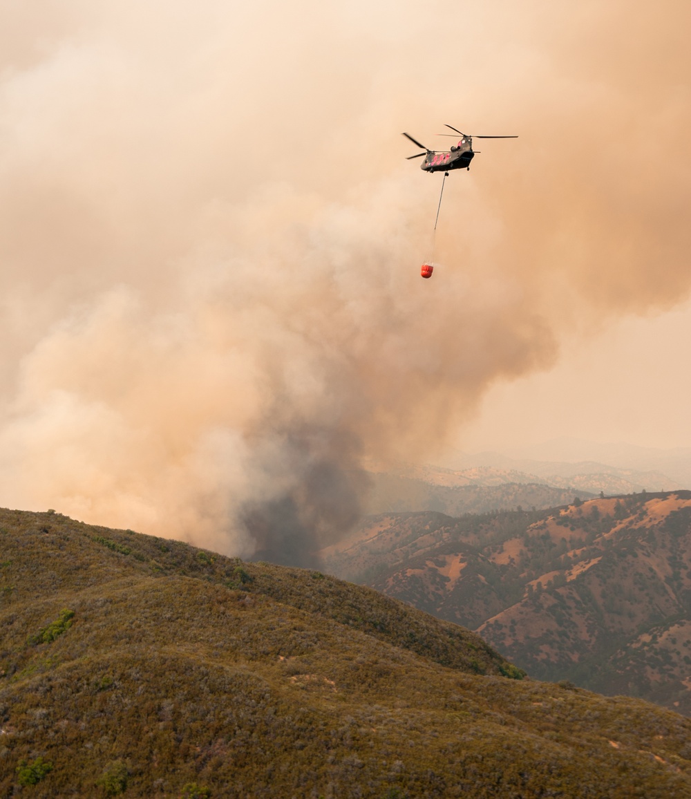 California National Guard assists Rocky Fire