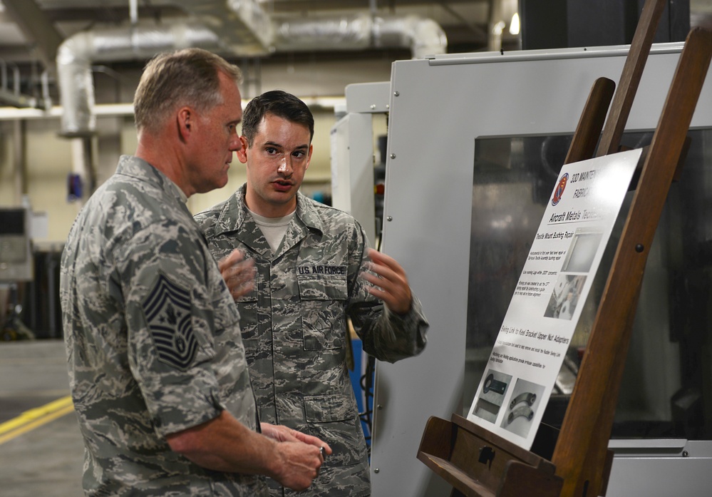 CMSAF visits the 33rd Fighter Wing