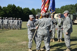 1050th change of command and realignment ceremony