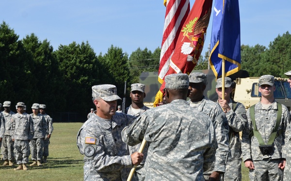 1050th Transportation Battalion conducts change of command ceremony