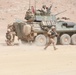 U.S. Marines practice fire and maneuver