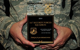 Wing defenders accept ANG Squadron of the Year award