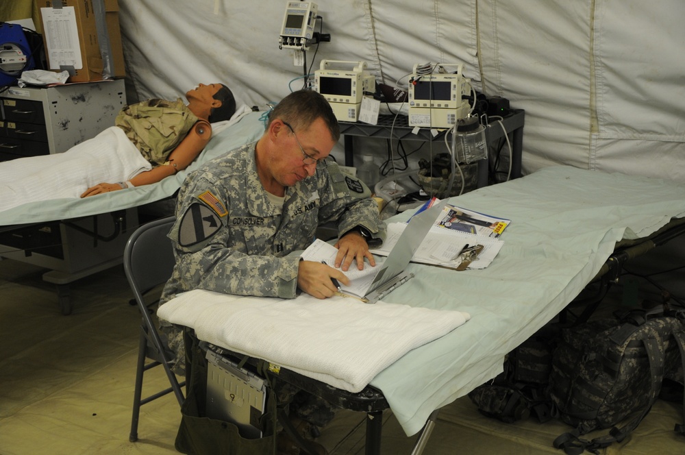 Medical training at Operation Caucasus Restore