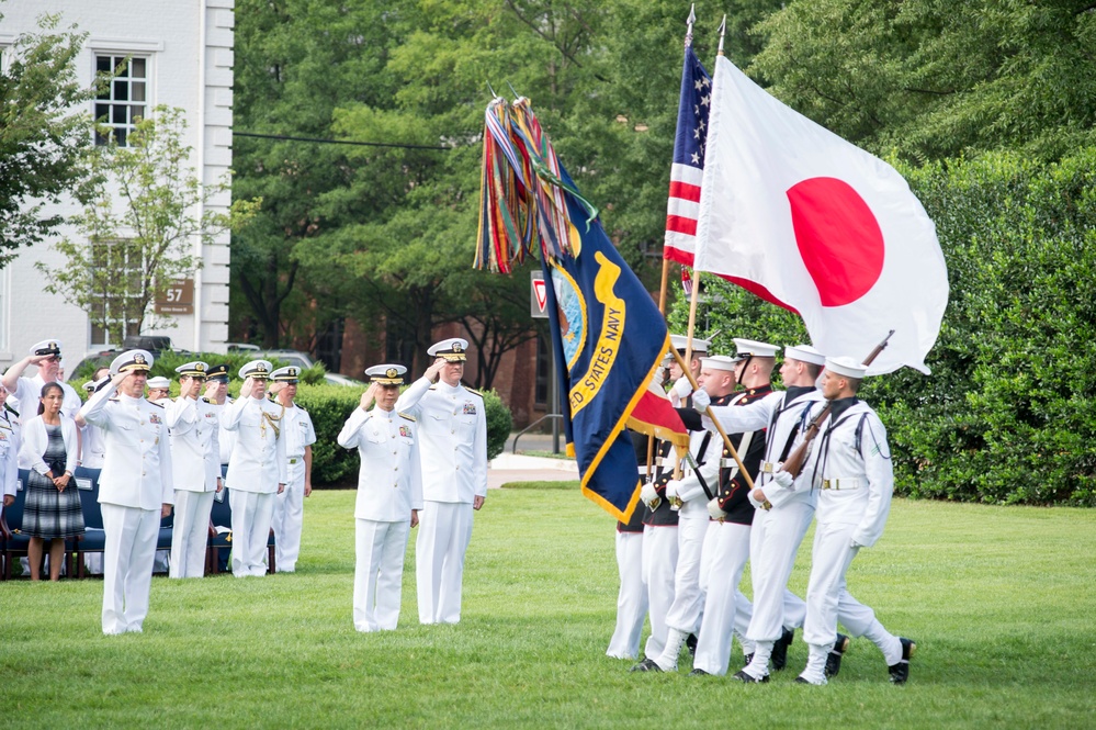 Ceremony at the Washington Navy Yard