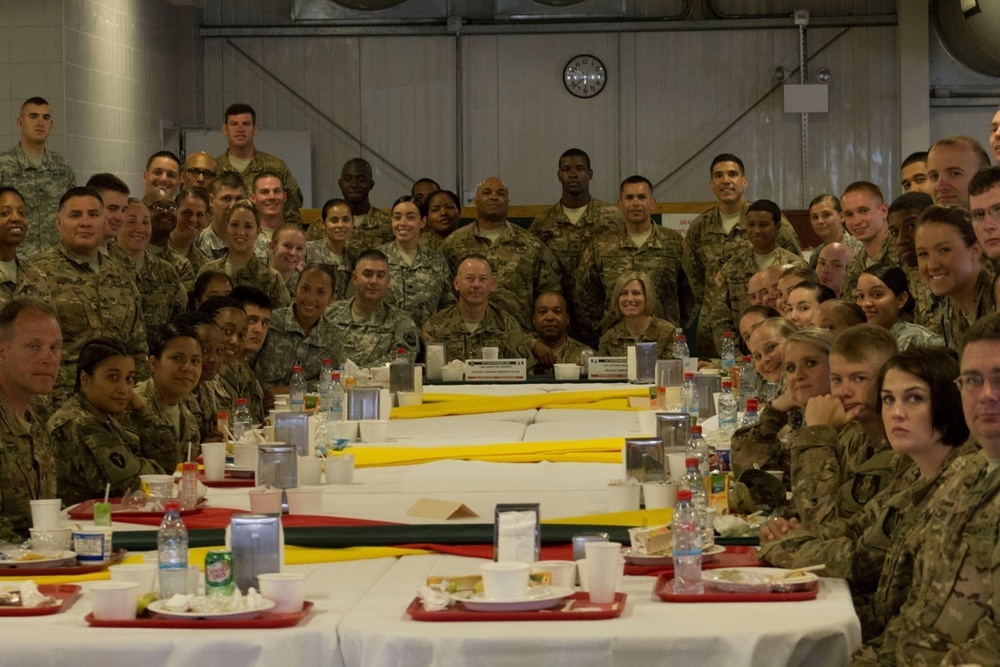 TF Warhammer Forge hosts 16th Sustainment Brigade leaders, assembles FARP