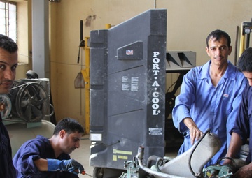 Maintenance A&amp;A team builds engines, relationships