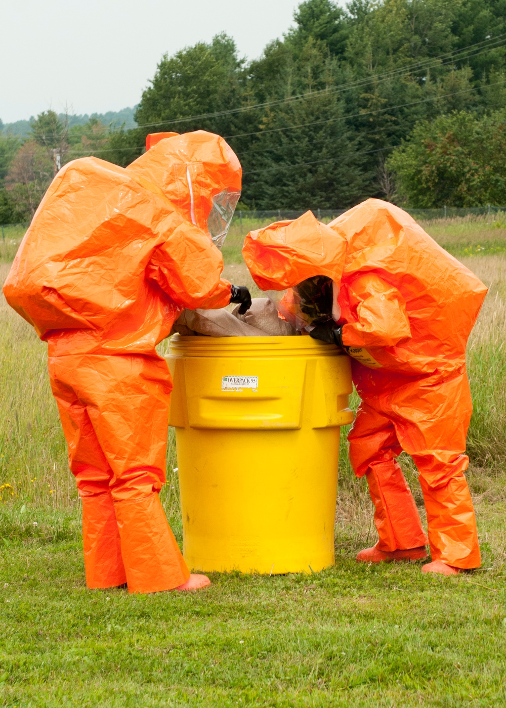 Civil Support Team decontamination training