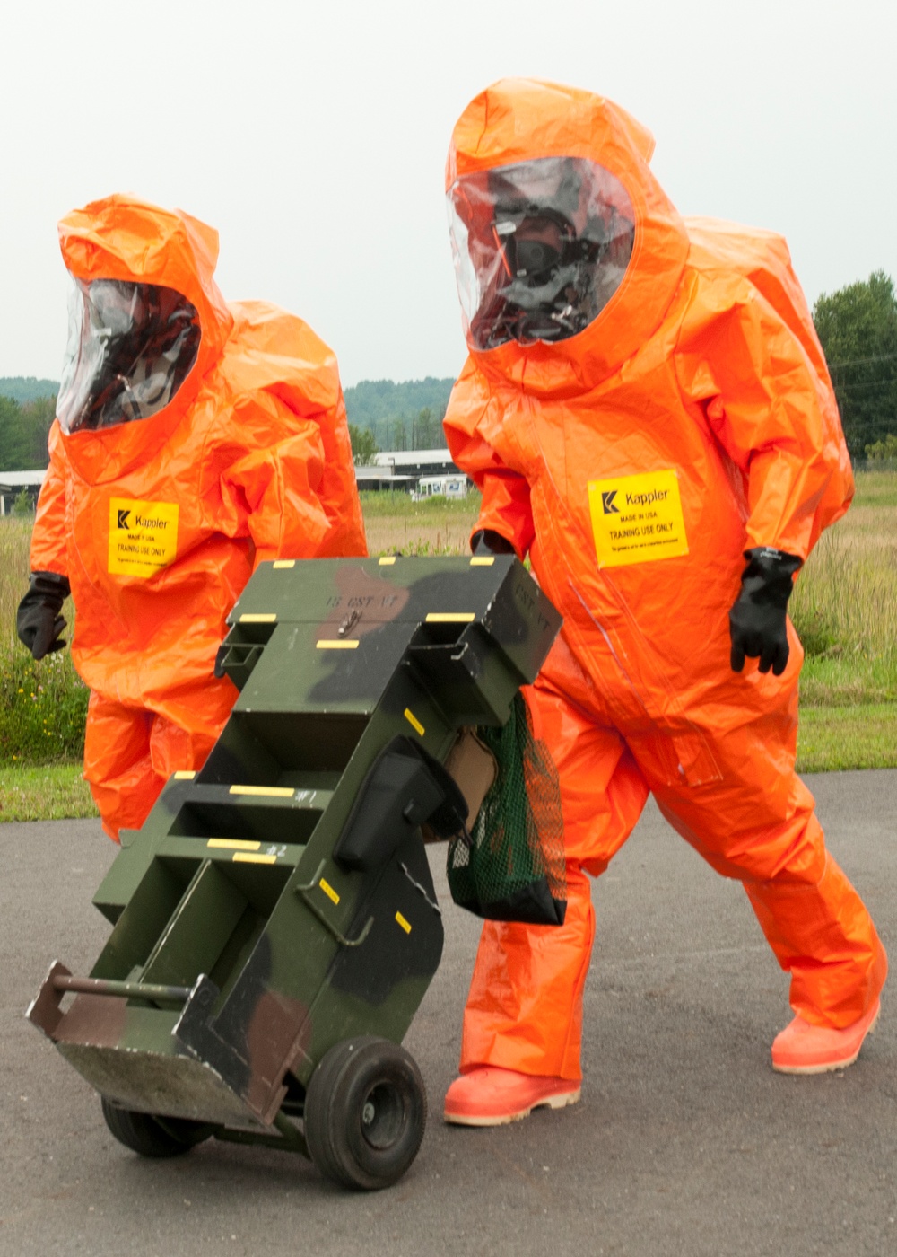 Civil Support Team decontamination training