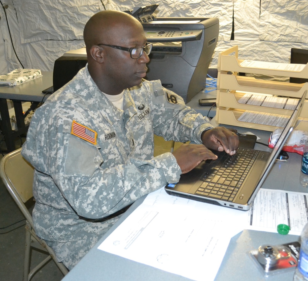 The 90th SBDE supports the 311th ESC at BLW15