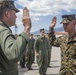 U.S. Marine Matthew Horton is promoted to Chief Warrant Officer 2