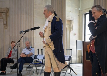 Coast Guard participates in historic re-enactment ceremony for 225th birthday