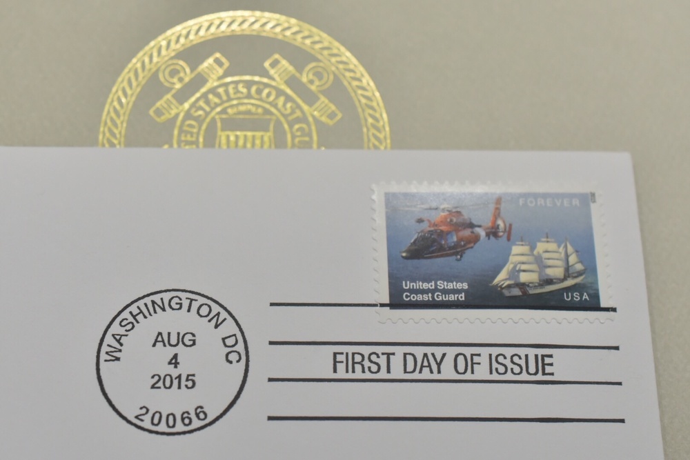 Postal Service dedicates Coast Guard Forever Stamp