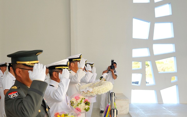 Remembering the past to build a better future: Japanese Sailors visit historic memorial sites around Pearl Harbor and Hawaii