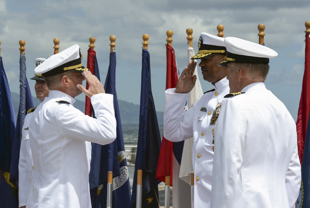 Destroyer Squadron 31 holds a change of command ceremony