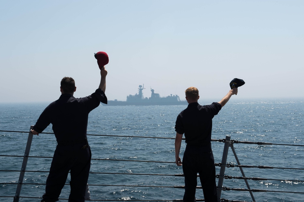USS Stethem joint search and rescue exercise
