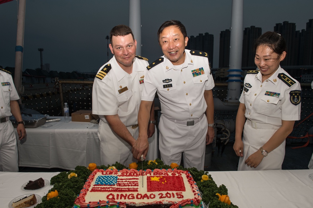 USS Stethem arrives in Qingdao