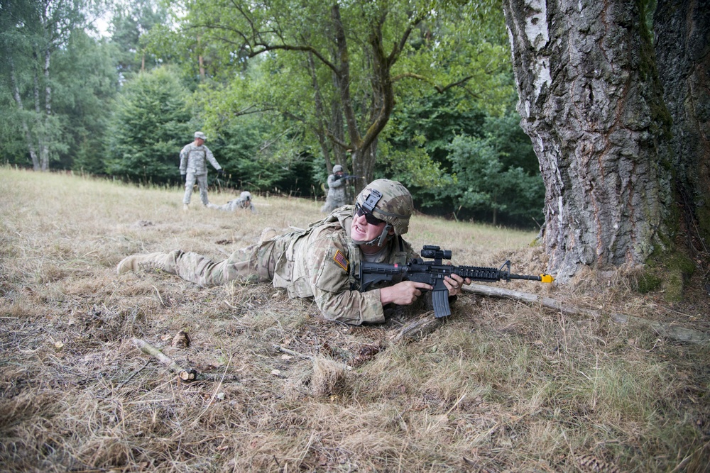 554 Military Police Company in Boeblingen Local Training Area