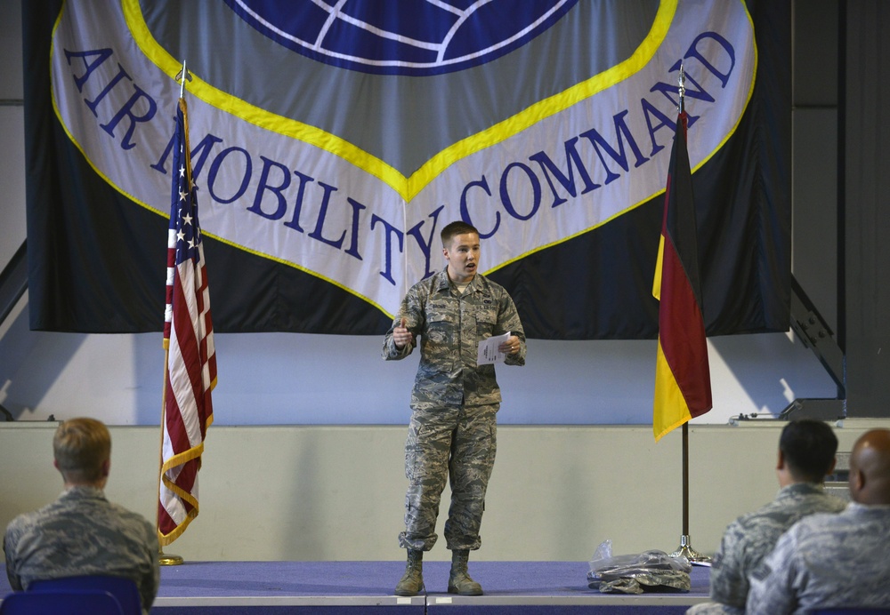 Ramstein rallies at rodeo
