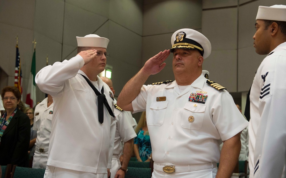 Change of command ceremony