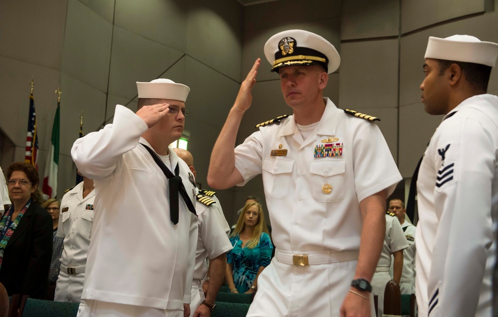 Change of command ceremony