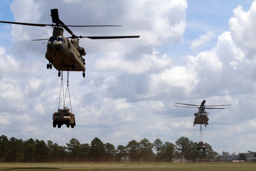 Chinooks take to the Sky