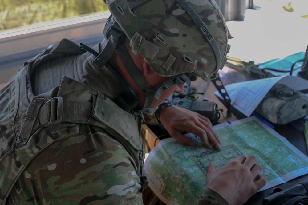 Call for fire exercise in Estonia