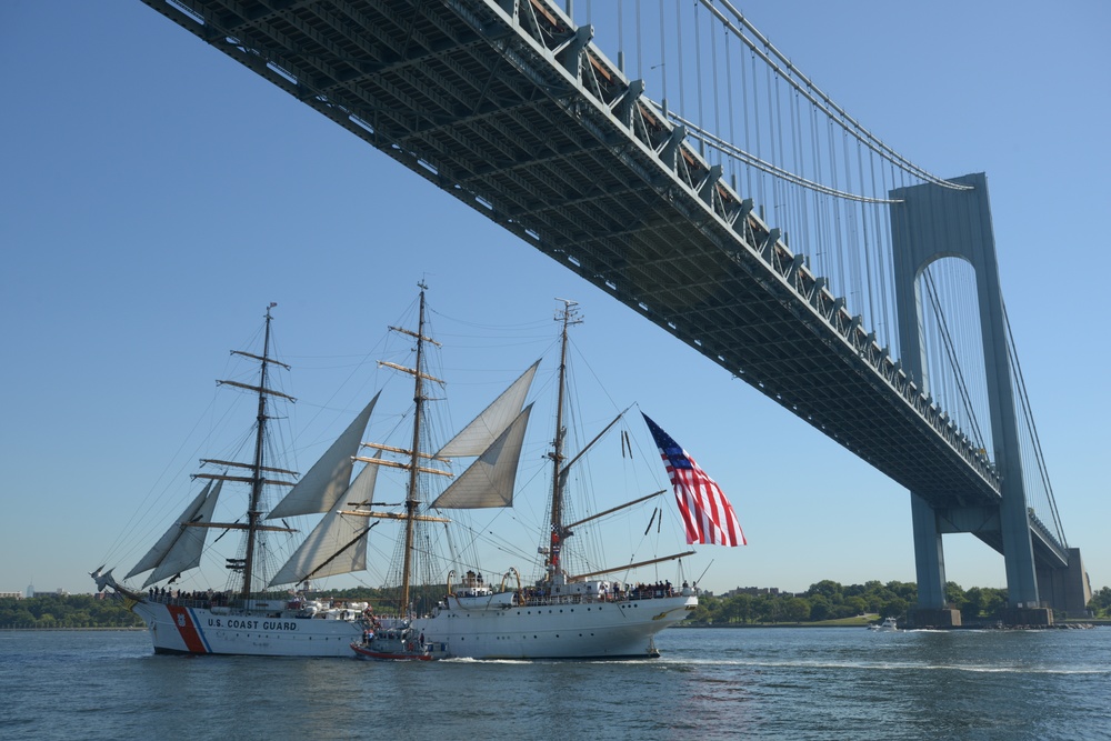 US Coast Guard Cutter Barque Eagle visits New York City