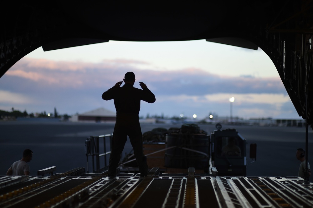 535th Airlift Squadron conducts Warrior Day training