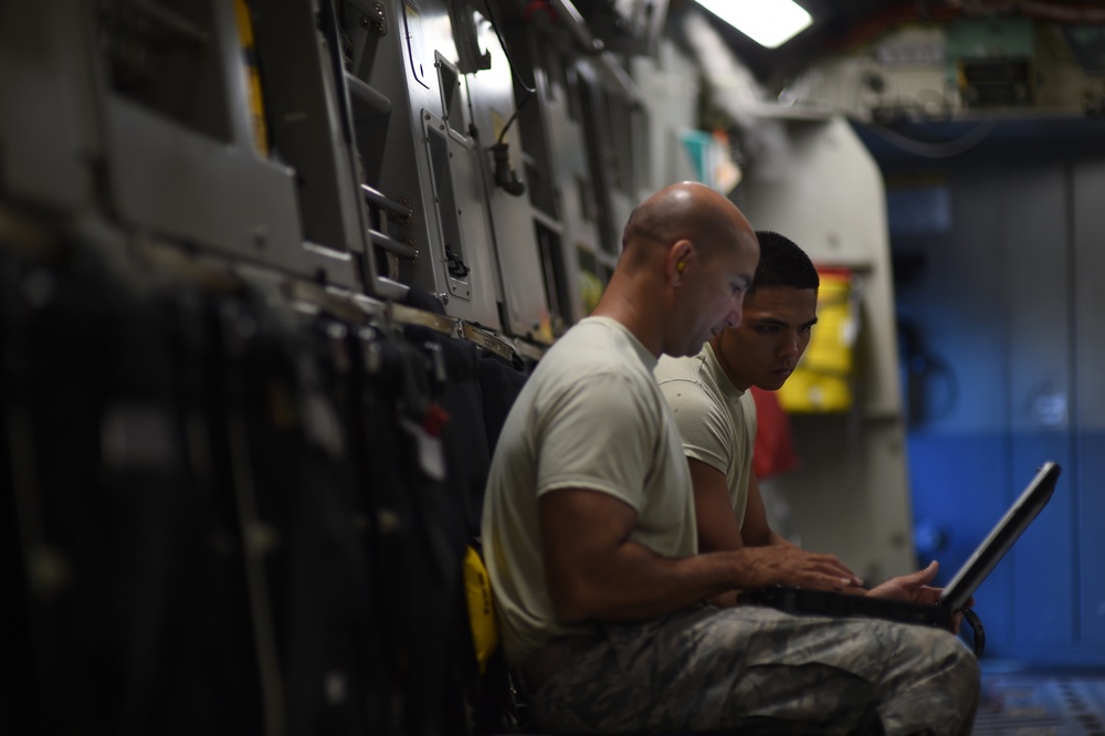 535th Airlift Squadron conducts Warrior Day training