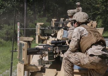 Support Co., 2nd CEB, learns important lesson in communication during convoy live-fire exercise