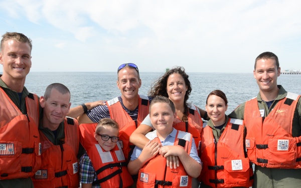 Coast Guard Air Station Atlantic City reunited with survivor and family