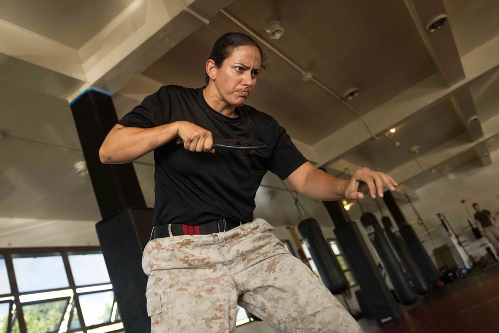 Female Marine makes MCMAP history