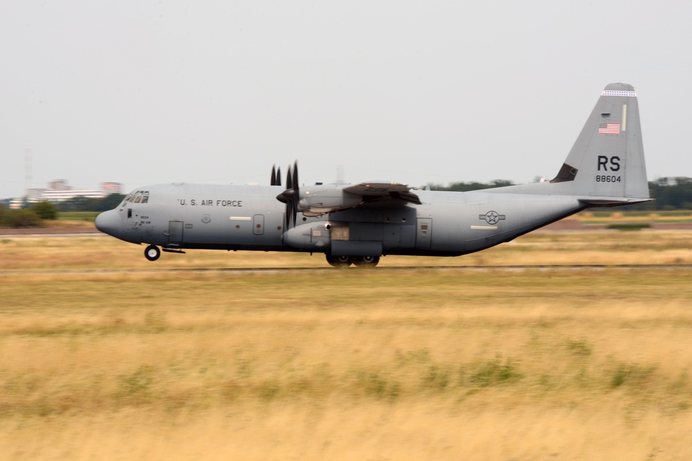 C-130 Hercules at Stuttgart Airfield