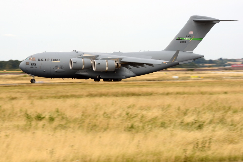 C-17 Globemaster  at Stuttgart Airfield