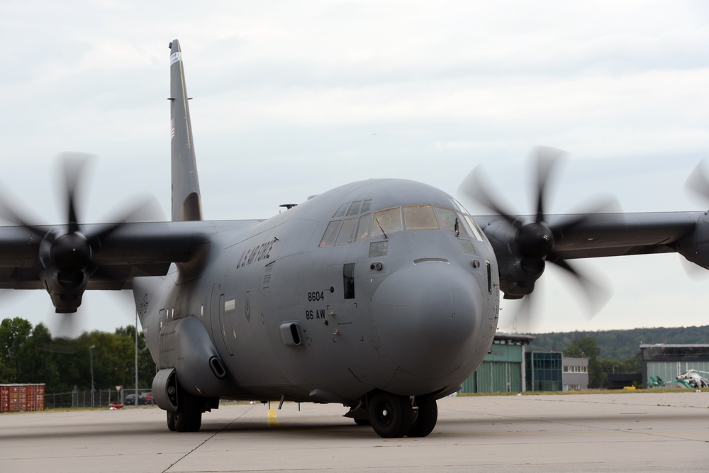 C-130 Hercules at Stuttgart Airfield