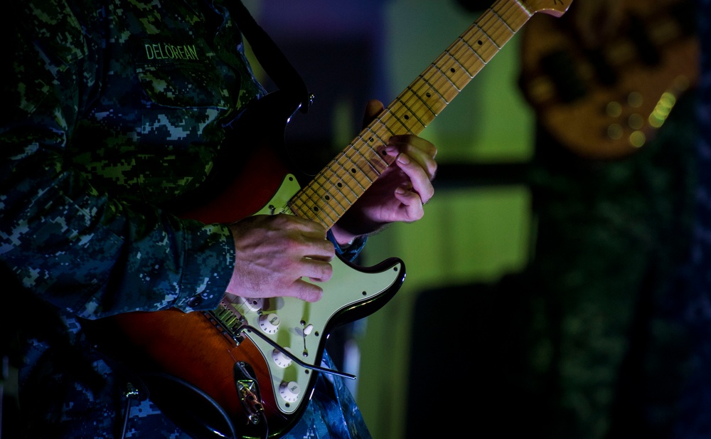 Pacific Fleet Band plays at SM Supermall in Olongapo