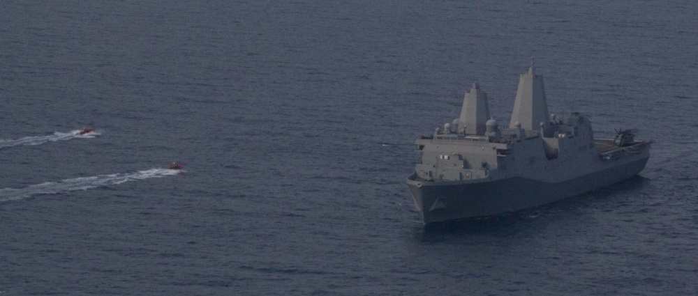 USS Arlington (LPD 24) maintains readiness for upcoming deployment