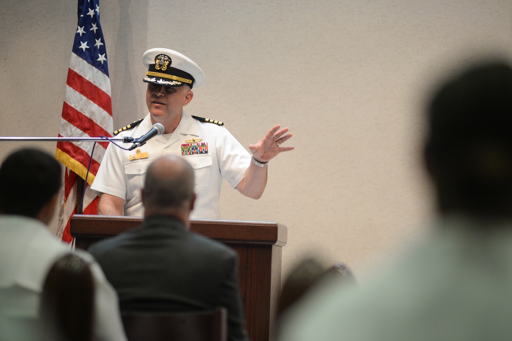 Change of command at Naval Support Activity Naples, Capodichino