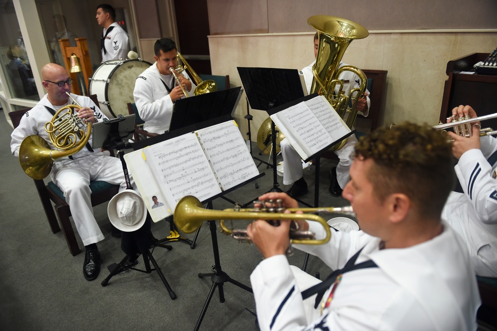 Change of command at Naval Support Activity Naples, Capodichino