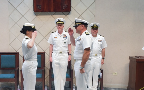 Change of command at Naval Support Activity Naples, Capodichino