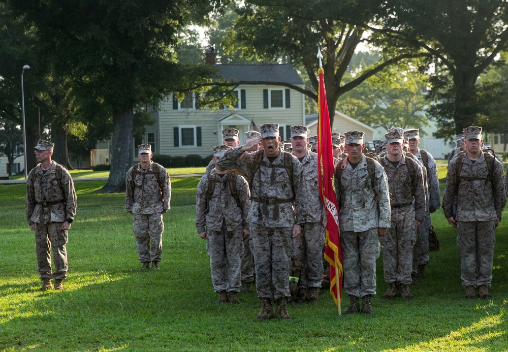 Pavement Pounders: II MEF hikes Camp Lejeune to maintain combat readiness, build unit cohesion