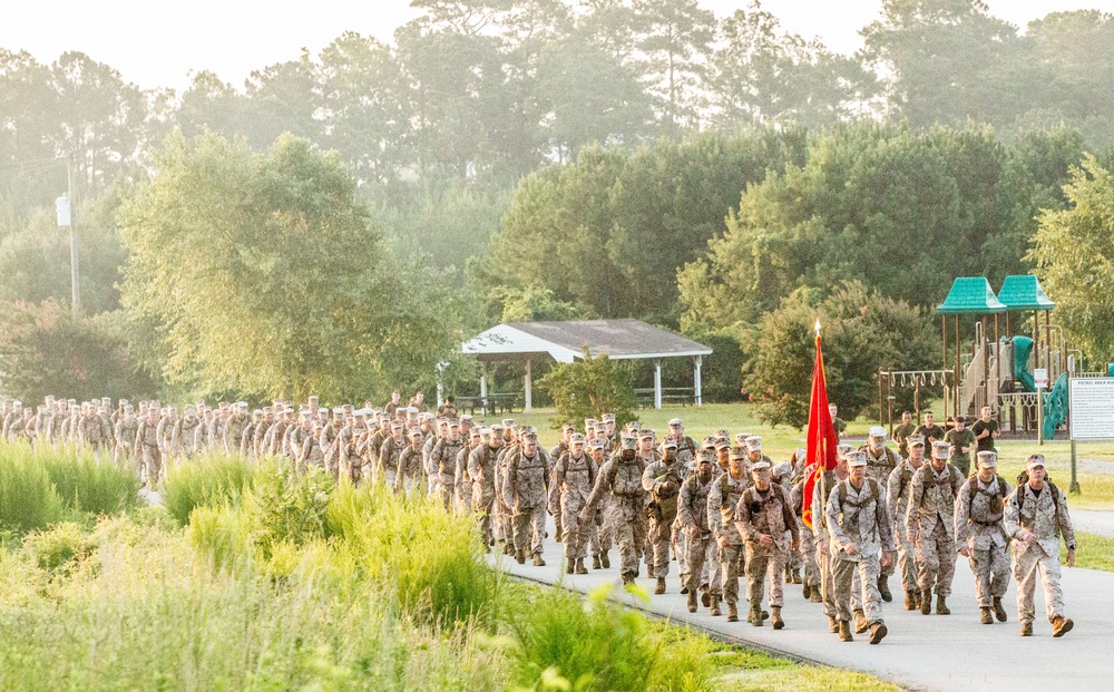 Pavement Pounders: II MEF hikes Camp Lejeune to maintain combat readiness, build unit cohesion