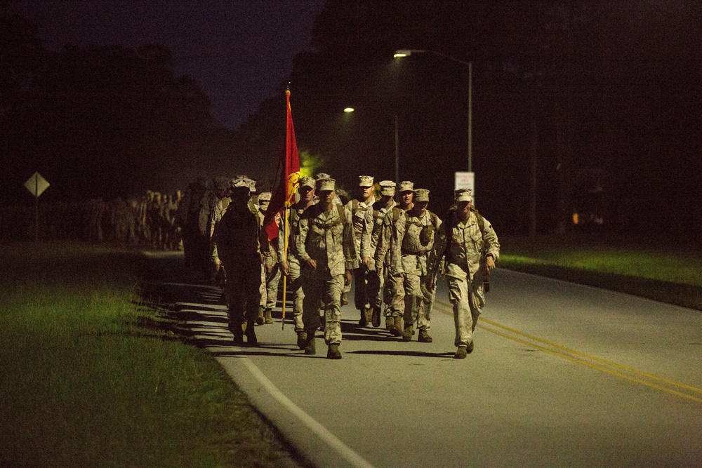 Pavement Pounders: II MEF hikes Camp Lejeune to maintain combat readiness, build unit cohesion