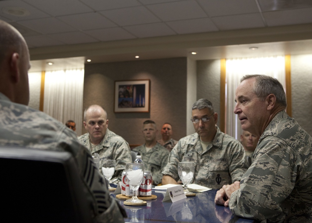 CSAF visits F.E. Warren Air Force Base